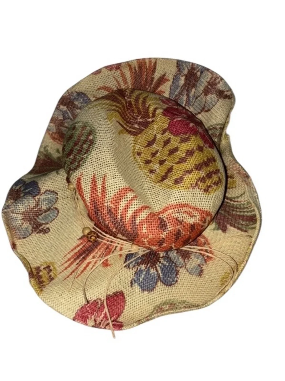 Floral Patterned‎ Women's Hat Sz M/L